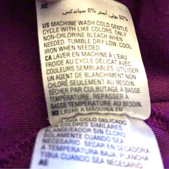 Alfani Velvet Pullover Hoodie Purple XS NWT - Picture 9 of 12